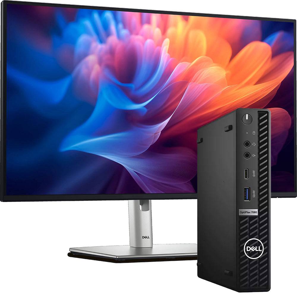 Bundle Dell 7080 con Monitor 27 - PC Optiplex 7080 Intel i5 e schermo Full HD P2725H, ideale per ufficio e studio, sistema FreeDOS incluso Bundle Dell 7080 con Monitor 27 - PC Optiplex 7080 Intel i5 e schermo Full HD P2725H, ideale per ufficio e studio, sistema FreeDOS incluso